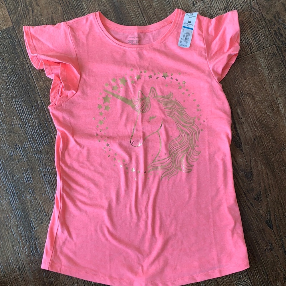 Jumping Beans Girls Unicorn Tee